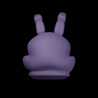 bonnie cabeza 3d impresión modelo trío etiquetas juego horror conejito conejo fnaf 3d print model - Mito3D