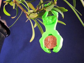bonsai de gibbon oficina la casa y el jardín 3D modelo impresión, impresión en archivo, imprimibles 3D, diseño 3d, animales, bonsai, gibbon, colgantes, MakerBotOrnaments, penny, zheng3 3d print model - Mito3D