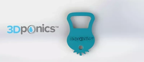 şişe açıcı 3dponics Bahçe 3d baskı model üçleme hobi Çiçekler dekor hidroponik kapalı Bahçıvanlık kendin yap su kültürü sebzeler saç ekimi tarım ekipman 3d print model - Mito3D