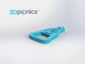 şişe açıcı 3dprintler 3d baskı model üçleme araçlar hobi anahtar Çiçekler dekor kapalı anahtarlık Bahçıvanlık kendin yap su kültürü sebzeler saç ekimi ekipman 3dponics 3d print model - Mito3D