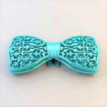 bow tie fancy fashion 3D printing model, file, printable design, 3d print, 3d, printing, printable, 3dp, modeling, fashion, tie, bow, unique, fancy, glam, special, blue, 3d print model - Mito3D