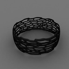 bracelet 3 fashion 3D printing model, file, printable design, 3d print, jewelry,bracelet,fashion,woman,ring 3d print model - Mito3D