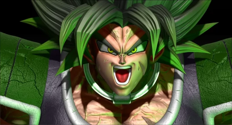 broly dragon ball super 3d impression modèle trio mots clés goku végéta vegito gogeta 3d print model - Mito3D