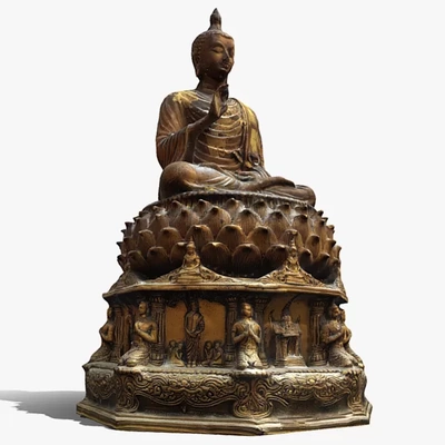 buddha statue 3d model printing - threeding tags sculpture 3dmodel 3dprint zbrush blender 3dcharacter buy3d sell3d source lumion 3dmax cenima4d substance real scaniverse decor 3d print model - Mito3D