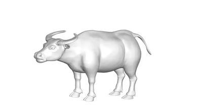 buffalo 3d model printing - threeding 3d print model - Mito3D