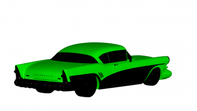 Buick roadmaster 1957 motores transporte 3D impressão modelo Arquivo imprimível Projeto 3d 3d print model - Mito3D