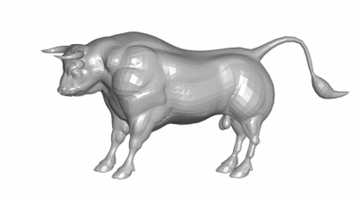 Boğa 3d model doğa 3D baskı dosya yazdırılabilir tasarım Yazdır 3d print model - Mito3D