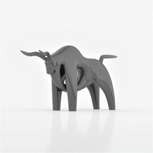 bull deco art 3D printing model, file, printable design, 3d print, 3dprint, printing, bull, 3d, animal, animals, beef, cow, intact, low, male, mammal, maya, milk, pet, poly, star, taurus 3d print model - Mito3D