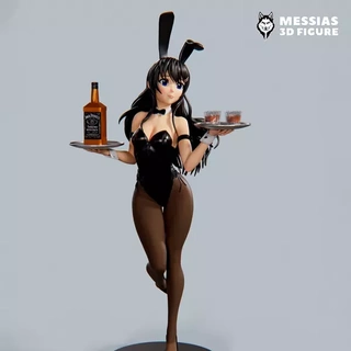 bunnygirl figure 3d print model printing 3d-printing timeless elegance collectible art personalized figurine high-quality customizable iconic character sophisticated collectibles charm classic costume grace beauty sensual pose design 3d print model - Mito3D