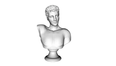 buste ancien homme 3d impression modèle trio 3d print model - Mito3D