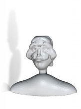 bust lady art 3D printing model, file, printable design, 3d print, lady, ladies, women, woman, bust, busts, sculptures, sculpture, sculptris, 3d print model - Mito3D