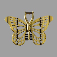 butterfly nature 3D printing model, file, printable design, 3d print, butterfly, zlatnictvi-aa, pendant, jewellery 3d print model - Mito3D