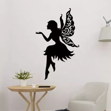 kelebek peri duvar dekor 3d baskı model üçleme melek güzel Angell Sanat 2d 3d print model - Mito3D