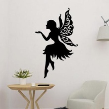 butterfly fairy wall decor art angel beatifull angell 2d 3d print model - Mito3D