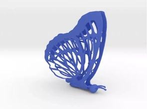 mariposa servilleta anillo 3d impresión modelo trío decoración soporte 3d print model - Mito3D