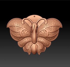 butterfly art 3D printing model, file, printable design, 3d print, butterfly,insect,nature,jade,jewel,jewelry,earring,bas-relief,mold,model,3d,CNC,sculpture,decorative,decor,decoration,artistic,cartoon,relief,ring,natural 3d print model - Mito3D