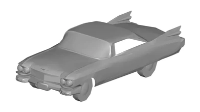 Cadillac 3d baskı model üçleme 3d print model - Mito3D