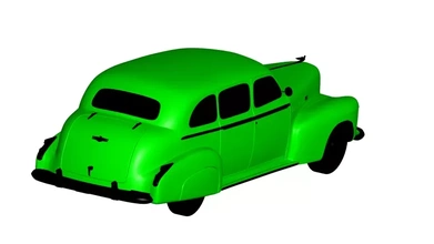 Cadillac Fleetwoo 1941 3d impression modèle trio 3d print model - Mito3D