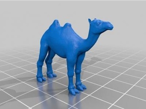 camello Arte 3D impresión modelo expediente imprimible diseño 3d 3d print model - Mito3D