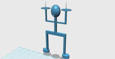 Kerze-Halter home office & Garten 3D-Druck-Modell, 3D-Druck-Datei, 3D-druckbares Modell, 3D-Druck, design, 3d-drucken, Kerzenständer 3d print model - Mito3D