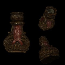 candelabro medioevale antiquariato e storico La stampa 3D, modello, file di 3D stampabile la progettazione, 3d, candelier, legno, oggetti d'antiquariato 3d print model - Mito3D