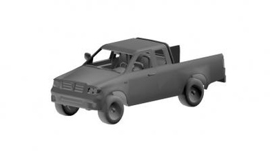 Wagen concept pickup Motoren Transport 3D Drucken Modell Datei druckbar Design 3d drucken fbx obj stl Spiel 3d print model - Mito3D