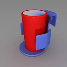 car cup holder 3d printing model - threeding 3d print model - Mito3D