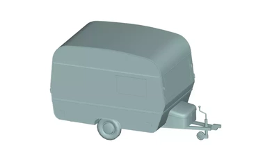 caravan trailer 3d model printing - threeding 3d print model - Mito3D