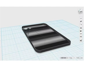 Kohlenstoff iPhone Fall Mantel 3d Drucken Modell dreiding 3d print model - Mito3D