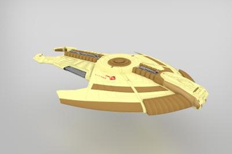 1 1400 kardasyan hideki sınıfı gemi - star trek oyuncak oyun ve hobi Dokuz model 3D baskı, baskı dosya, yazdırılabilir model, tasarım, 3d yazıcı, uzay gemisi, 1:9 1400,kardasyan,hideki, derin uzay, Derin Uzay, Star Trek 3d print model - Mito3D