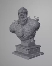 carnicería busto 3d impresión modelo trío veneno 3d print model - Mito3D
