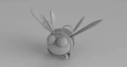 cartone animato ape giocattolo 3d stampa modello treding 3d print model - Mito3D