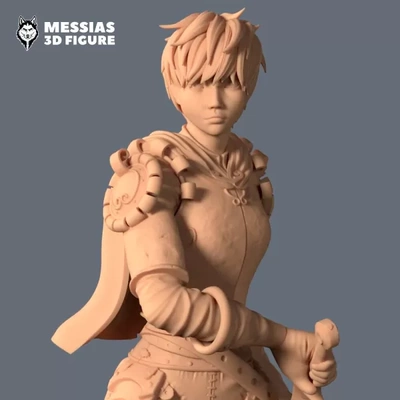 casca enloquecido figura 3d impresión modelo trío etiquetas archivos personalizable coleccionables icónico cifras coleccionable impreso fantasía serie oscuro icono poderoso caracteres épico aventuras elástico heroína universo intrincado detalles 3d print model - Mito3D