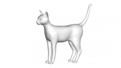 gatto 3d modello natura 3D stampa file stampabile design Stampa 3d print model - Mito3D