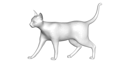 cat 3d model 3d printing model - threeding cat 3d model 3d print model - Mito3D