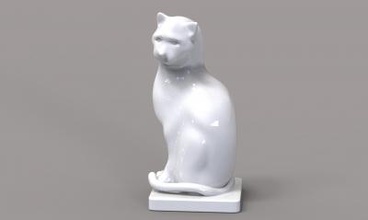 cat figurine art 3D printing model, file, printable design, 3d print, cat,figurine,animal,pet 3d print model - Mito3D