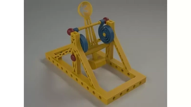 catapult toy 2 3d printing model - threeding weapon toys game 3dprinting vintage 3d print model - Mito3D