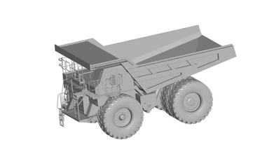 chenille camion 3d impression modèle trio 3d print model - Mito3D