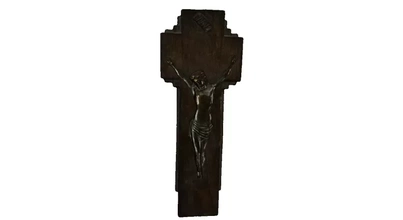 catholic cross 3d printing model - threeding crucifixion 3d print model - Mito3D