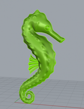 cavalluccio marino natura La stampa 3D, modello, file di 3D stampabile la progettazione, 3d, il 3d print model - Mito3D