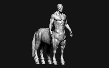 centaur nature 3D printing model, file, printable design, 3d print, 3d print model - Mito3D