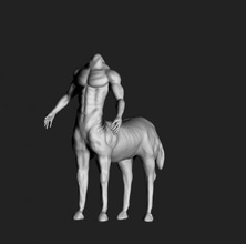 centaur nature 3D printing model, file, printable design, 3d print, Centaur 3d print model - Mito3D