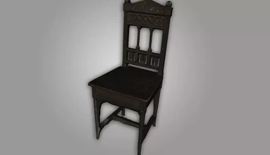silla 3d impresión modelo trío Arte historia Sofía catedral Alejandro Nevsky 3d print model - Mito3D