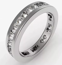 canale impostato eternità squillare 20 2mm 3d stampa modello treding gioielleria anelli 3d print model - Mito3D