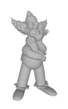 carattere animato serie simpson krusty 3d stampa modello treding clown 3d print model - Mito3D