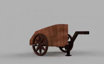 chariot antiques & historical 3D printing model, file, printable design, 3d print, Chariot 3d print model - Mito3D