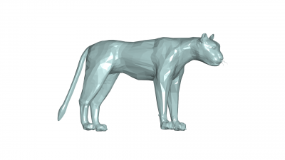 guepardo 3d modelo 3D impressão Arquivo imprimível Projeto 3D print model - Mito3D