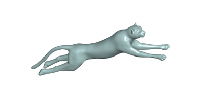 ghepardo 3d modello natura 3D stampa file stampabile design Stampa 3d print model - Mito3D
