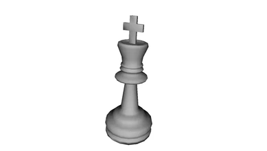 chess figurine king 3d printing model - threeding 3d print model - Mito3D