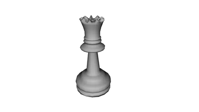xadrez rainha 3d impressão modelo trio 3d print model - Mito3D